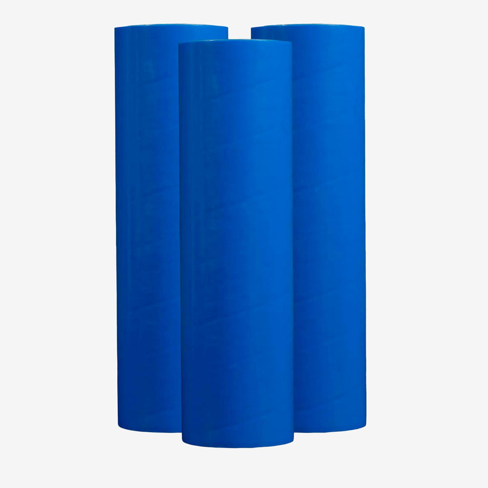 Panneau acoustique adhésif décoratif en tissu bleu marine RECLAIM par  Luxor, ensemble de 6 RCLMHEX051
