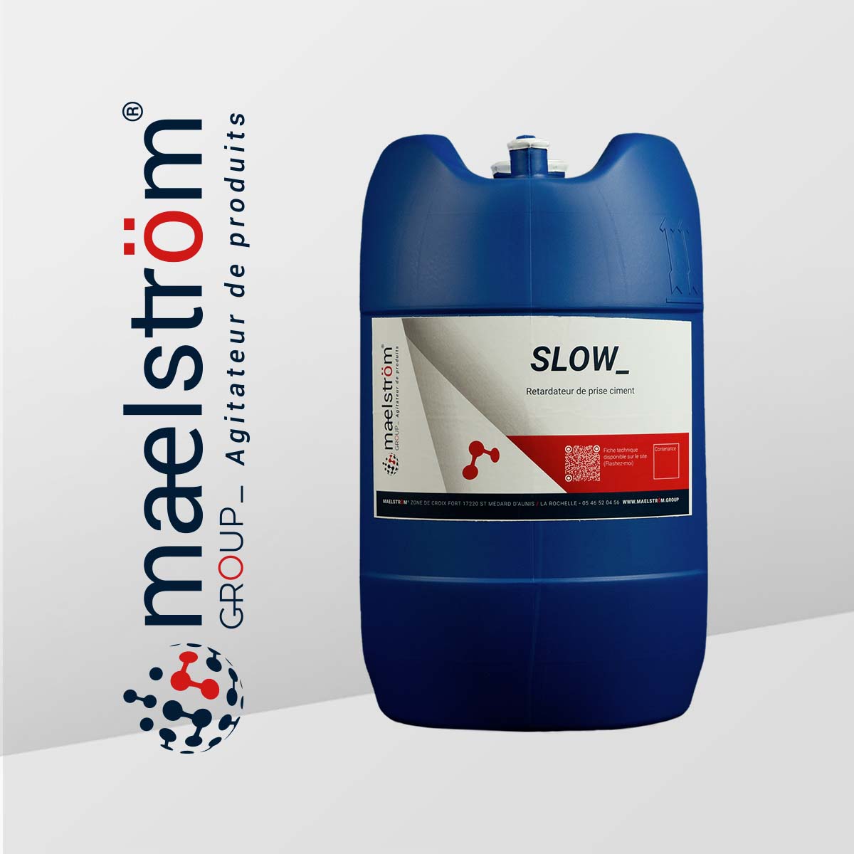 SLOW_ est un retardateur de prise spécialement développé pour le ciment