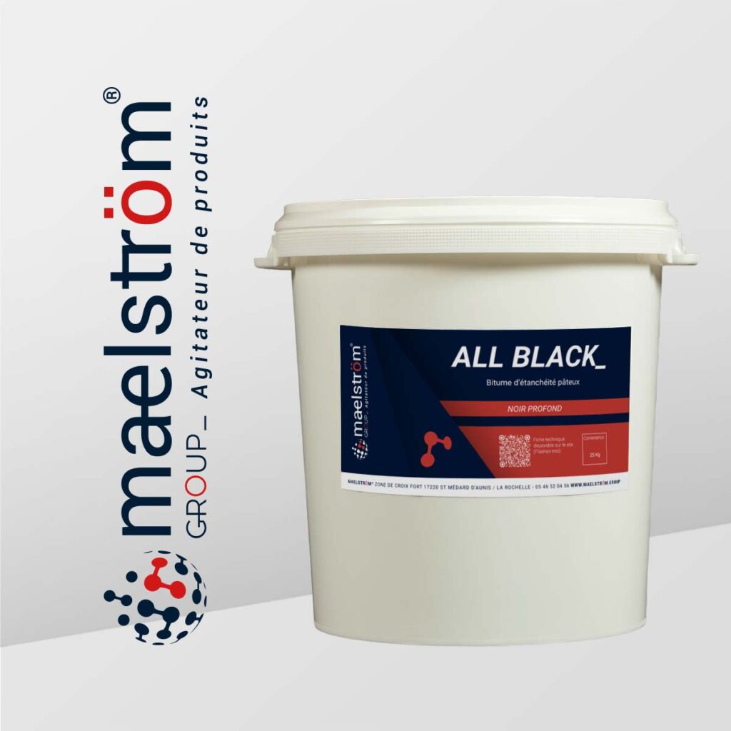 ALL BLACK_ produit pour l'étanchéité des parties enterrées