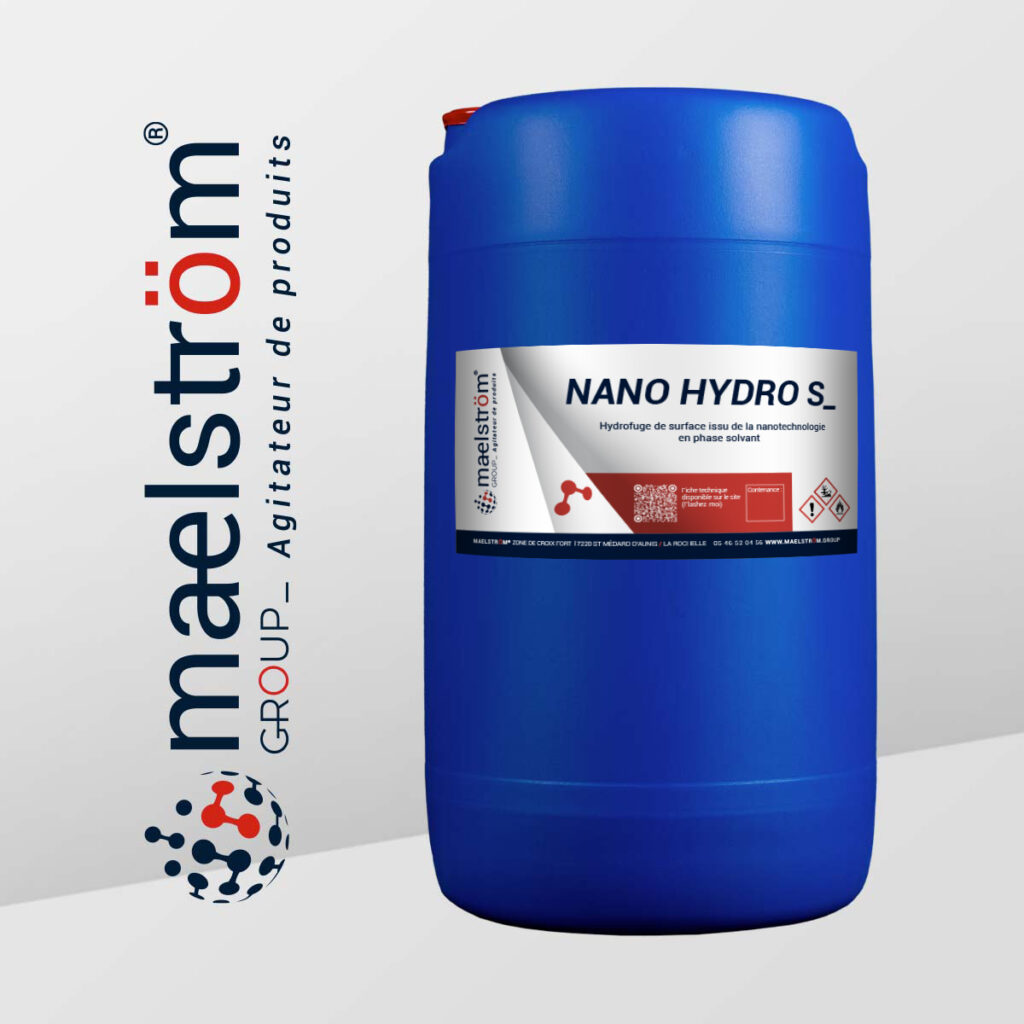 NANO HYDRO S_ hydrofuge de surface nanotechnologie en phase solvant pour les façades en pierre et toiture.