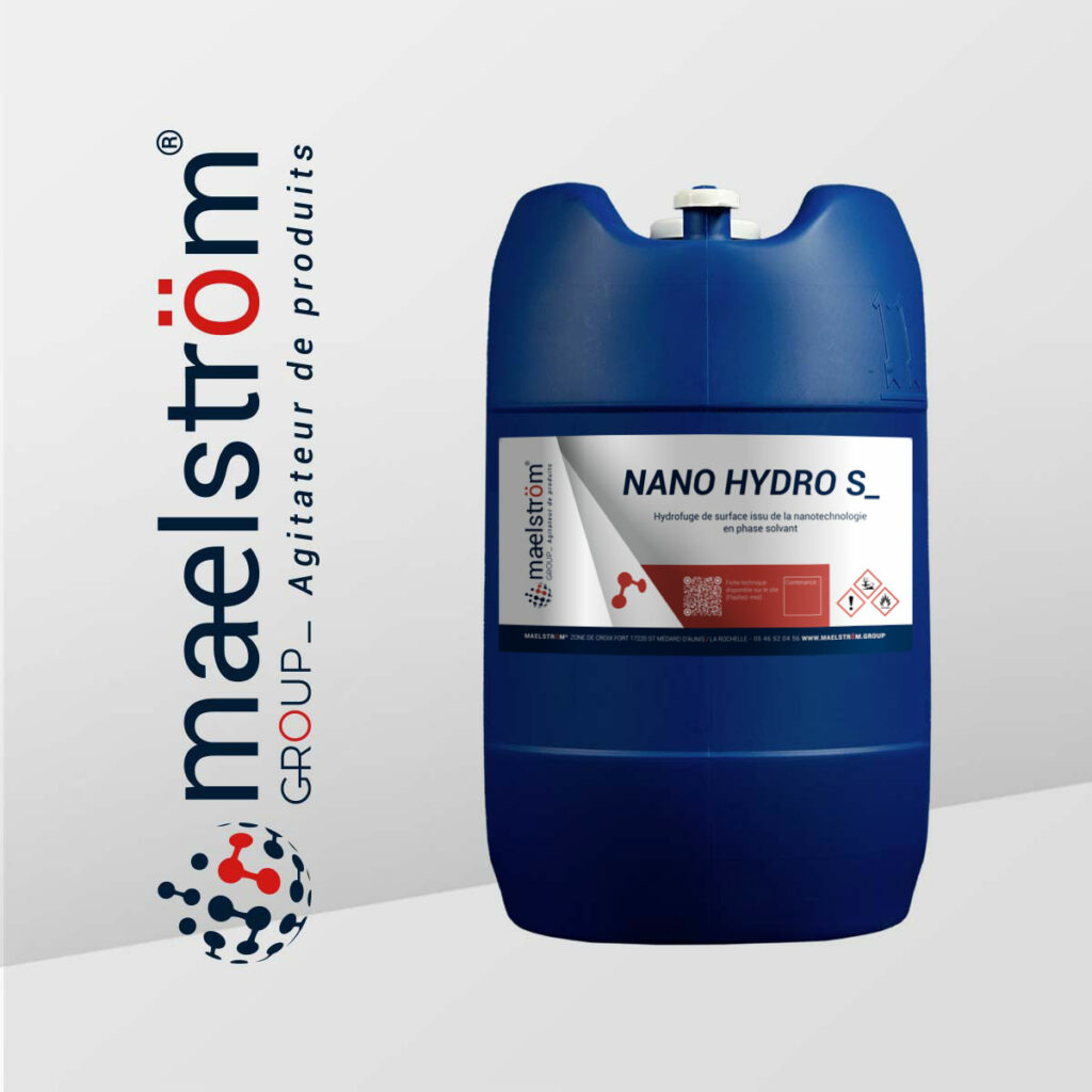 NANO HYDRO S_ hydrofuge de surface nanotechnologie en phase solvant